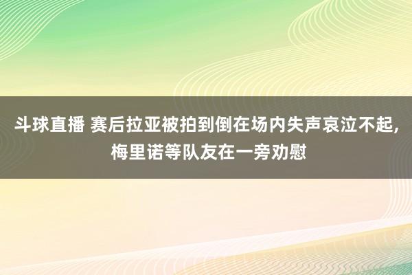 斗球直播 赛后拉亚被拍到倒在场内失声哀泣不起,<a href=