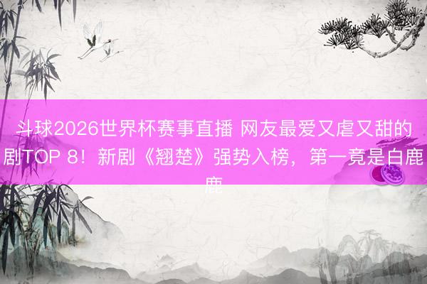 斗球2026世界杯赛事直播 网友最爱又虐又甜的剧TOP 8!新剧《翘楚》强势入榜,第一竟是白鹿